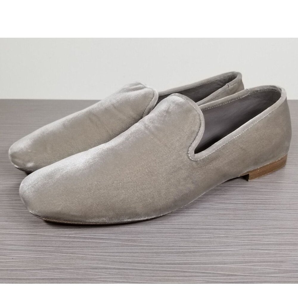 Vince Bray Loafer, Shell (Light Beige) Velvet, Womens Size 7 US / 37.5
